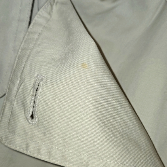 London fog ruffle trench coat - Picture 5 of 6